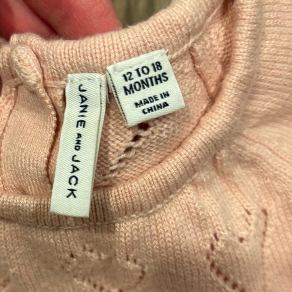 Janie and Jack Heart Sweater Romper - Picture 4 of 5